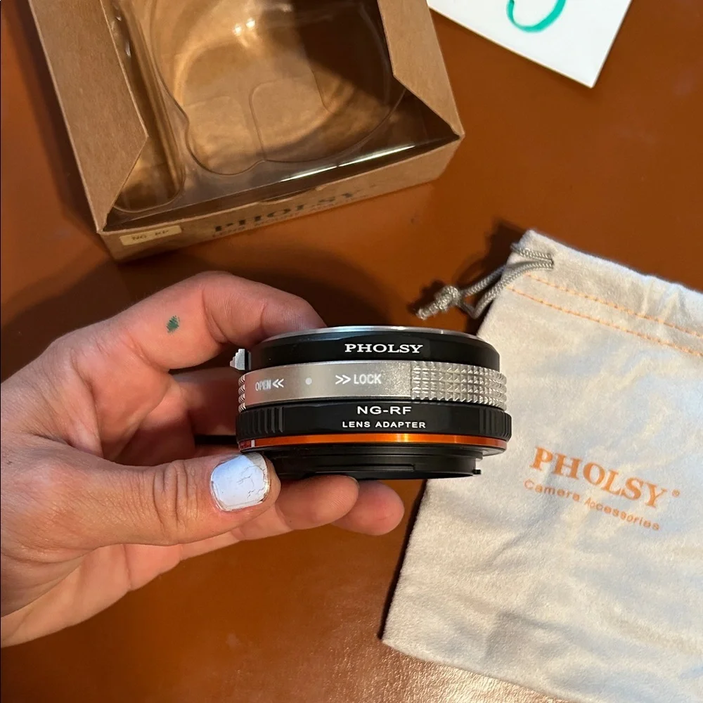 NG-RF Lens Adapter: Pholsy, new with case & box